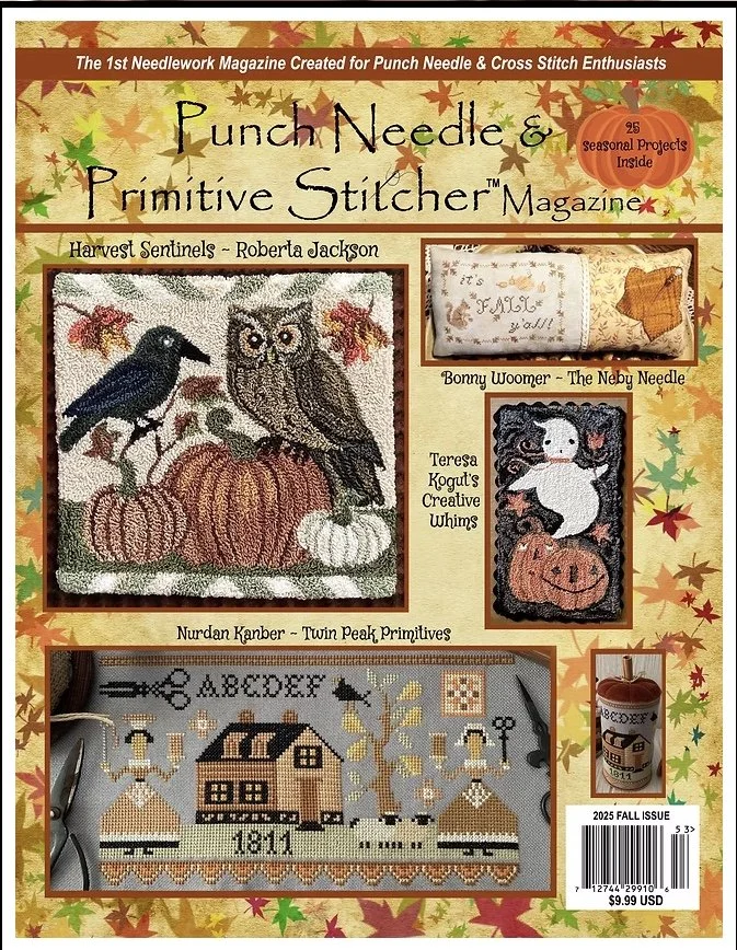 NEW! Punch Needle & Primitive Stitcher Magazine - Fall 2025