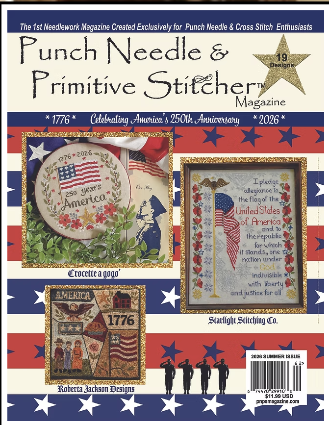 New!! Summer 2026 Punch Needle & Primitive Stitcher Magazine