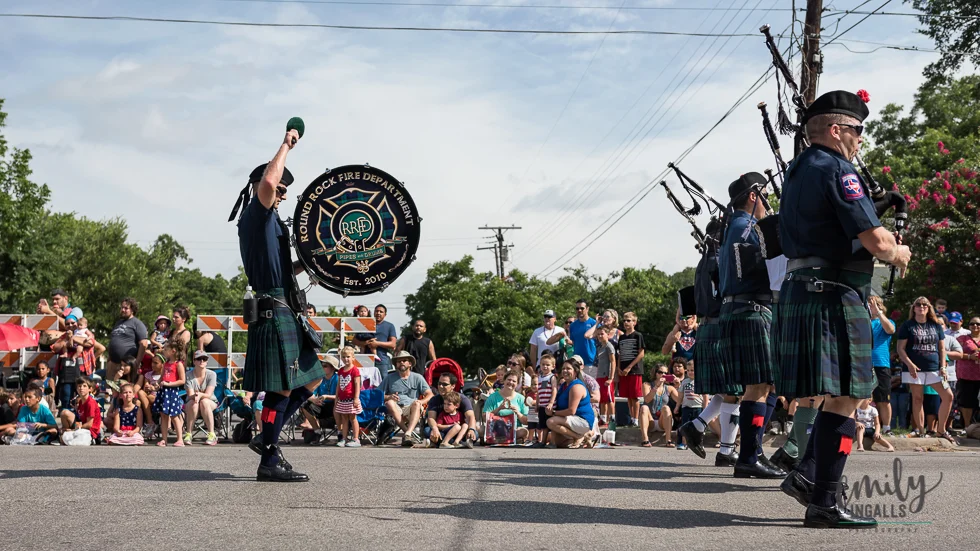 Round Rock Fire Department's Pipes and Drums Band