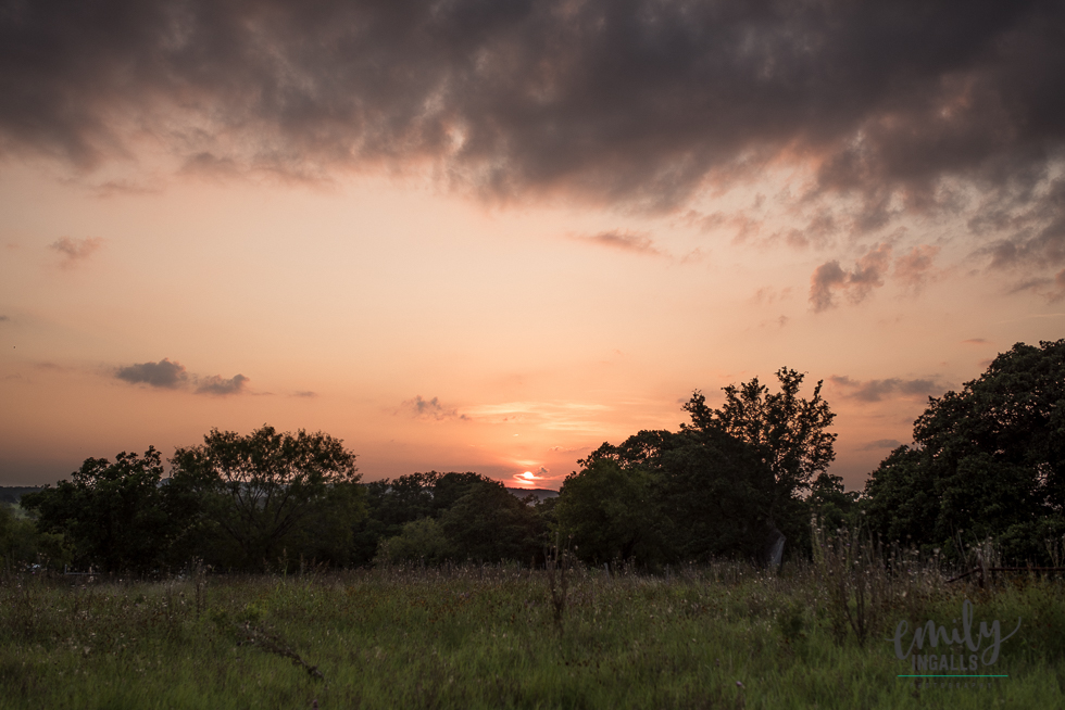 Sunset on our last night
