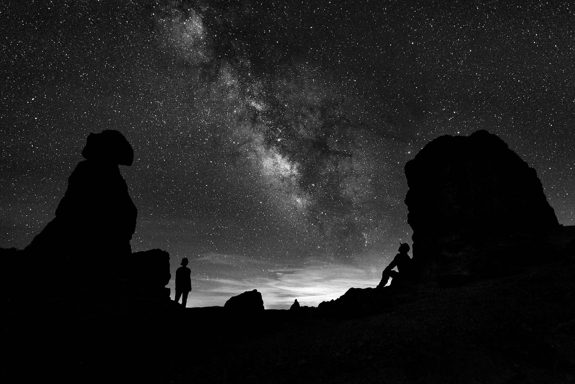 Trona Pinnacles Milky Way