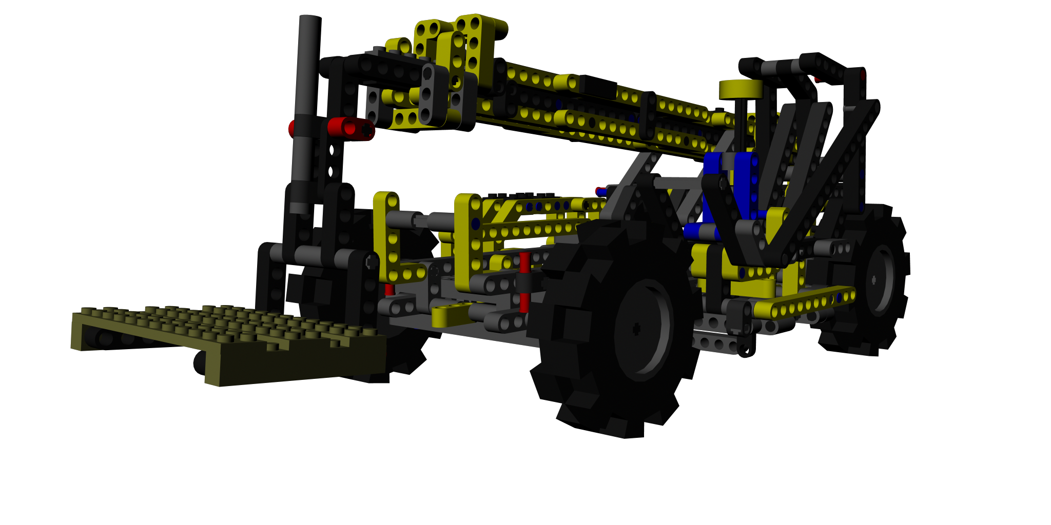  Lego model created using a custom-made script to generate the required pieces. Done in Maya 2014 