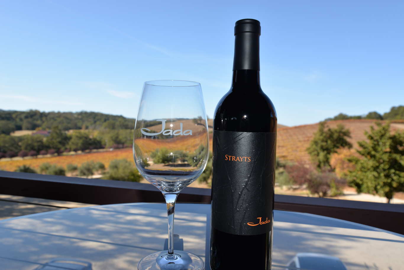Come for the wine, stay for the view at Jada Vineyard and Winery.