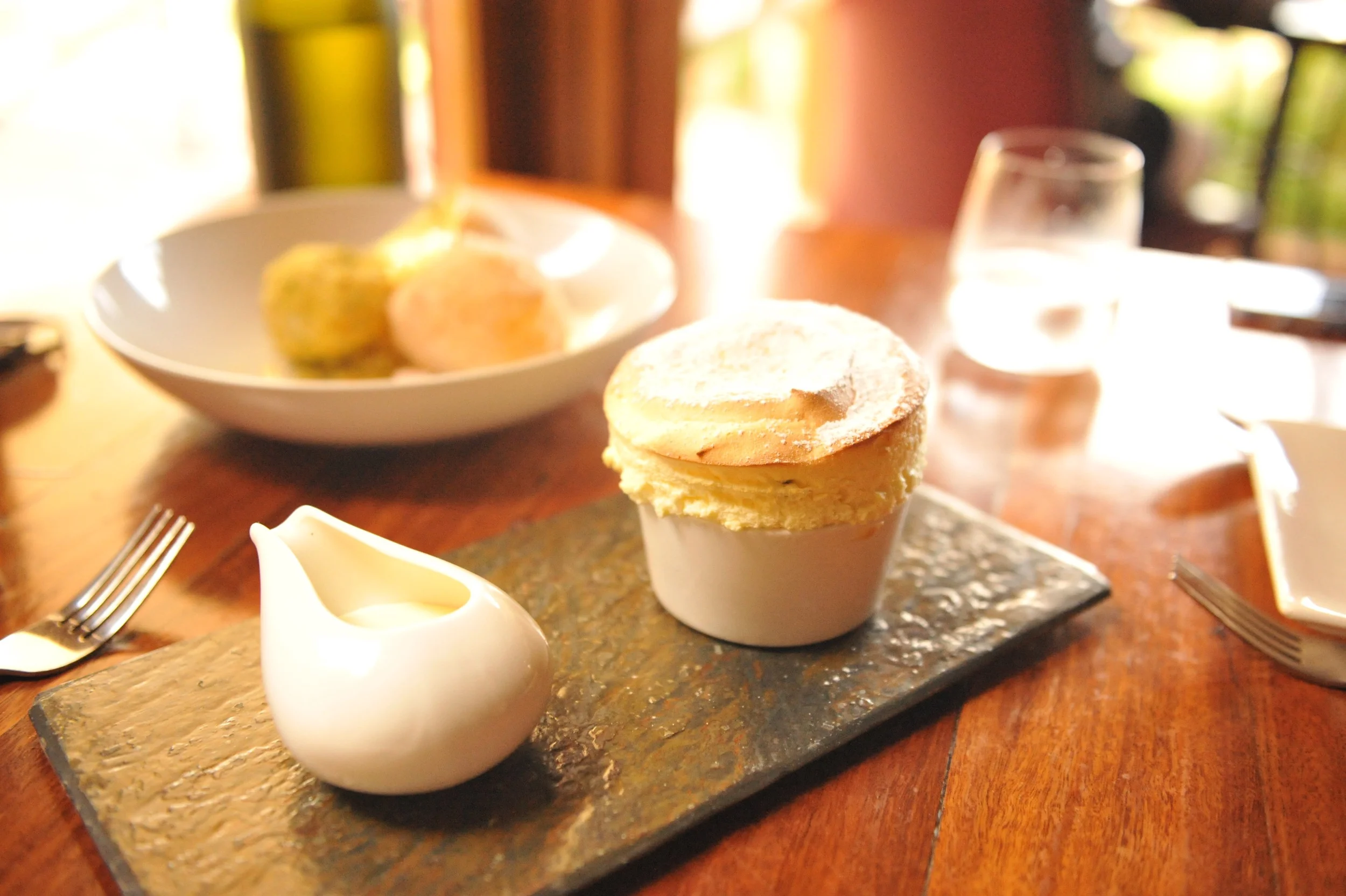 Passionfruit soufflé