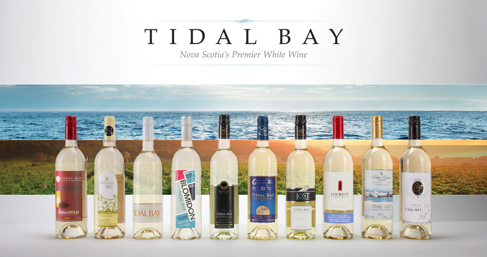 Tidal Bay the NS Appellation wine Photo supplied by the Winery Association of NS