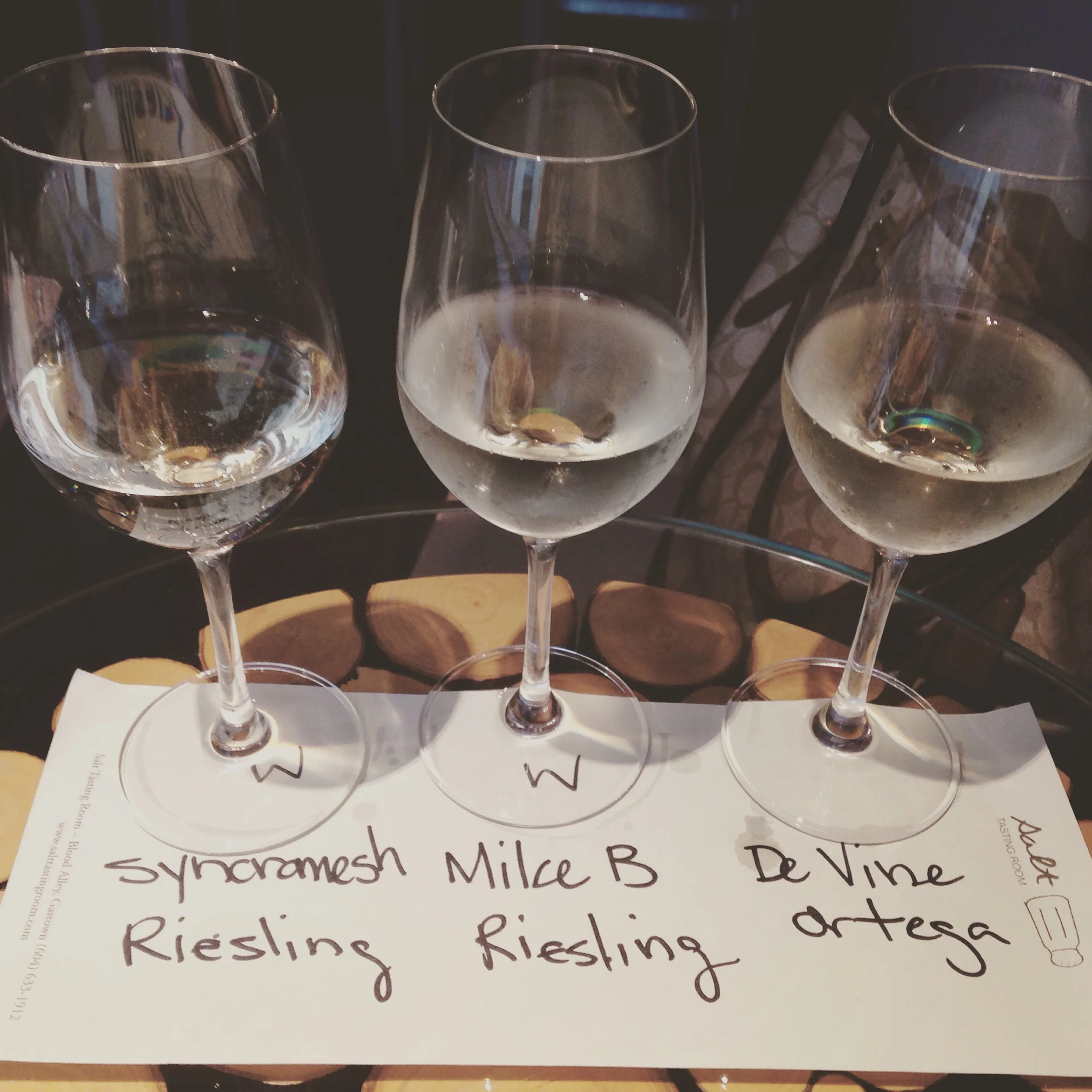 Wine Tasting at Salt Tasting Room