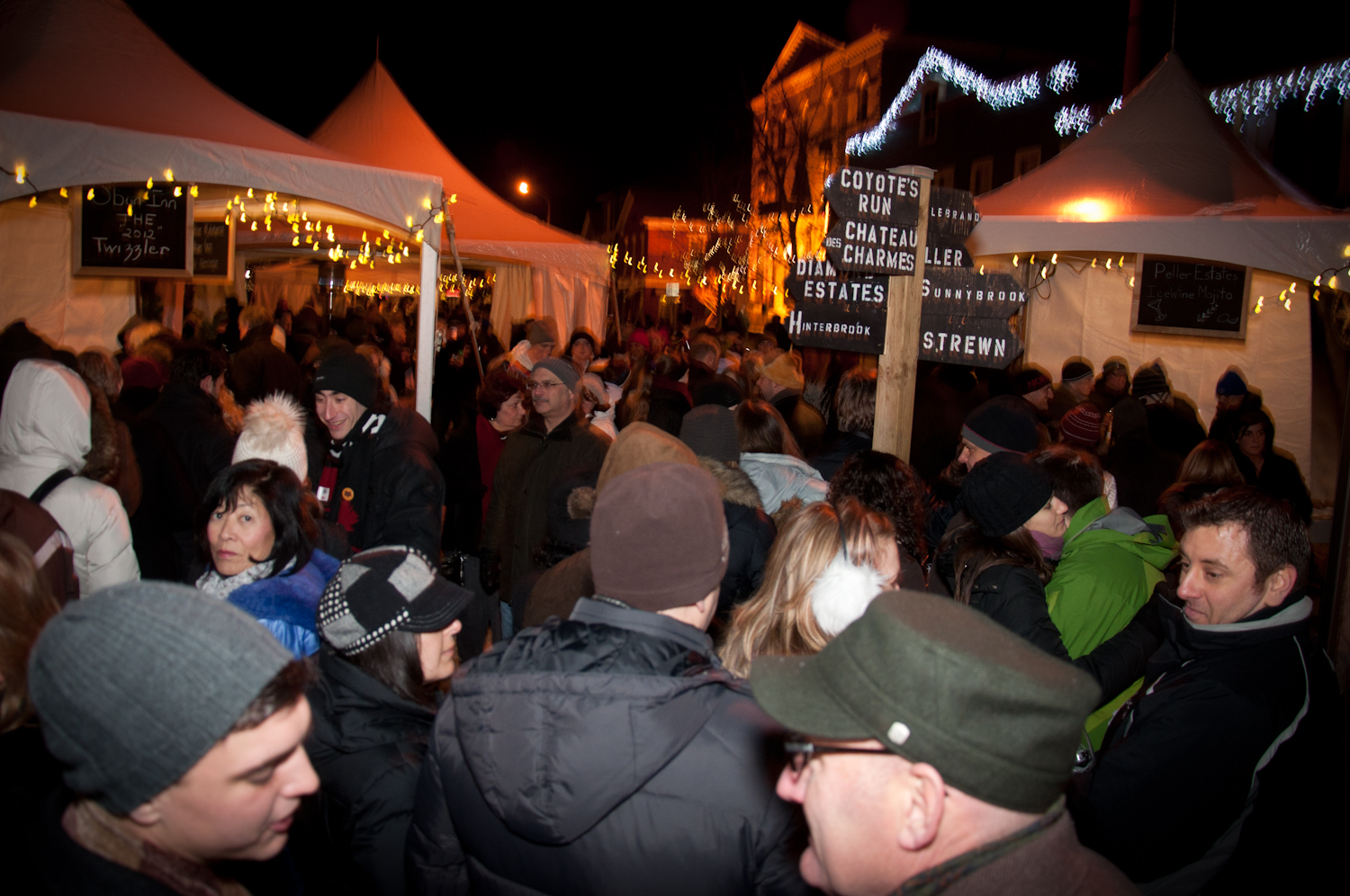 Main Street with Many Different Tastings - Credit Niagara Wine Festival