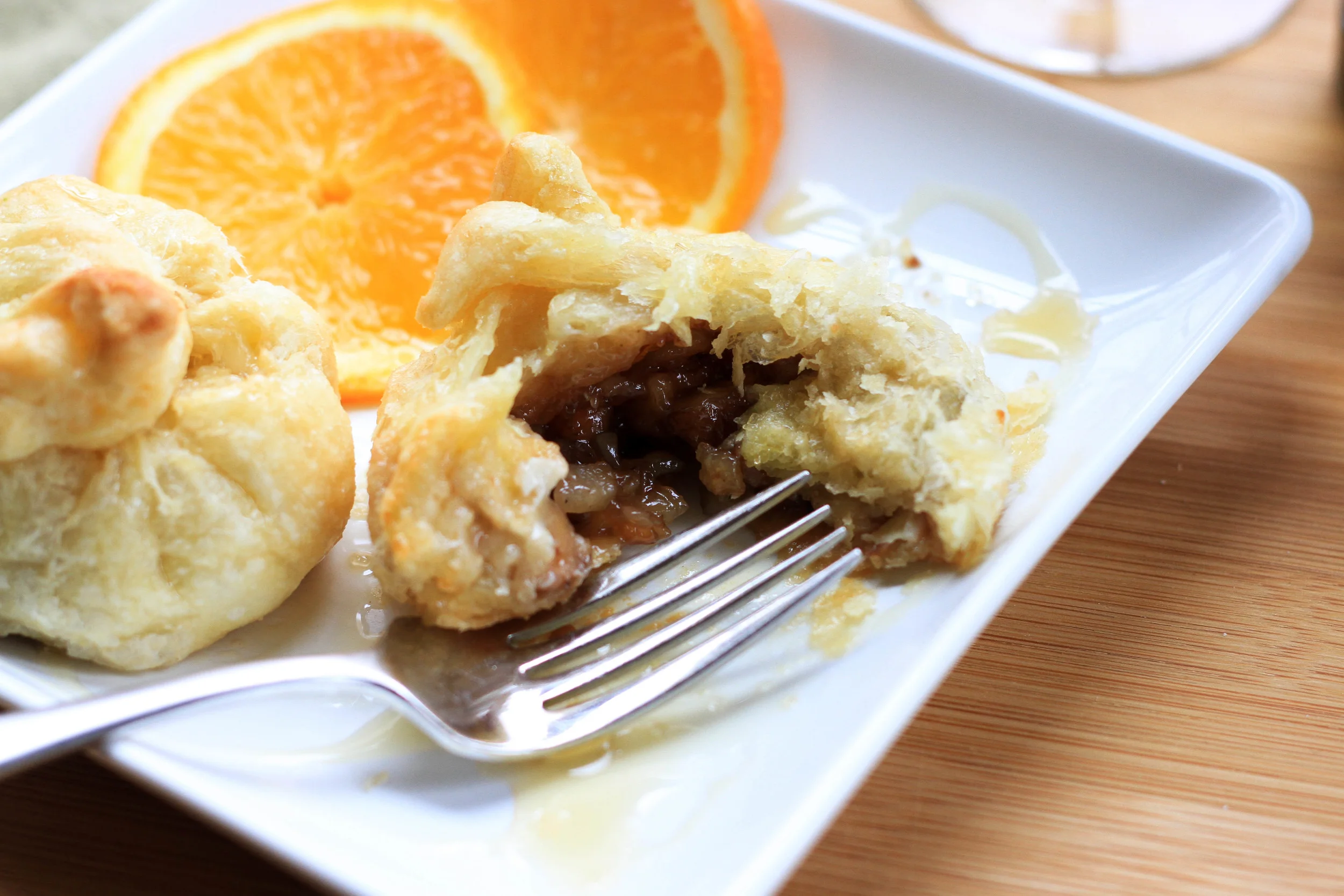 Flaky Dough, served warm