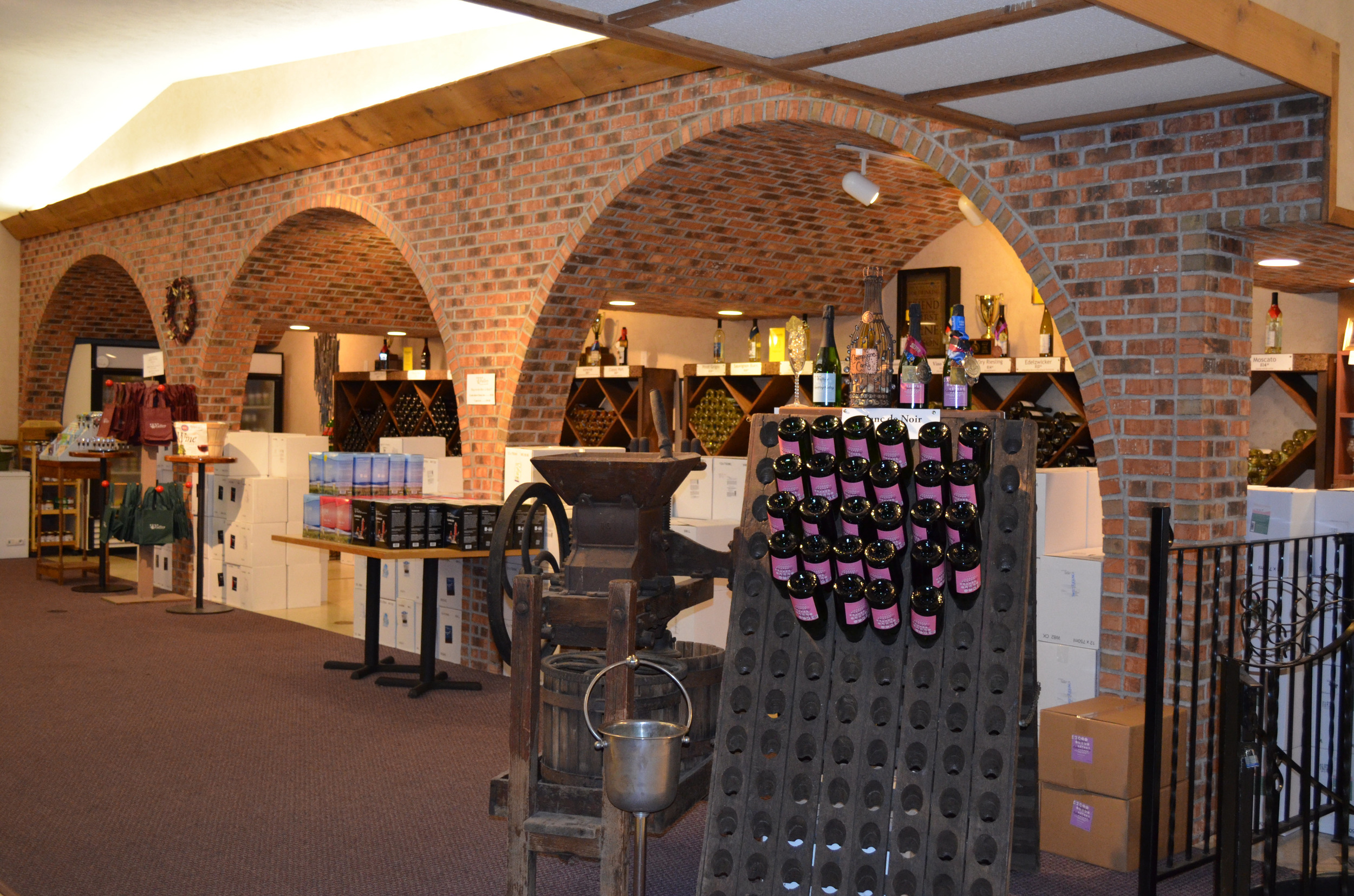 Tasting Room at Fenn Valley Vineyards