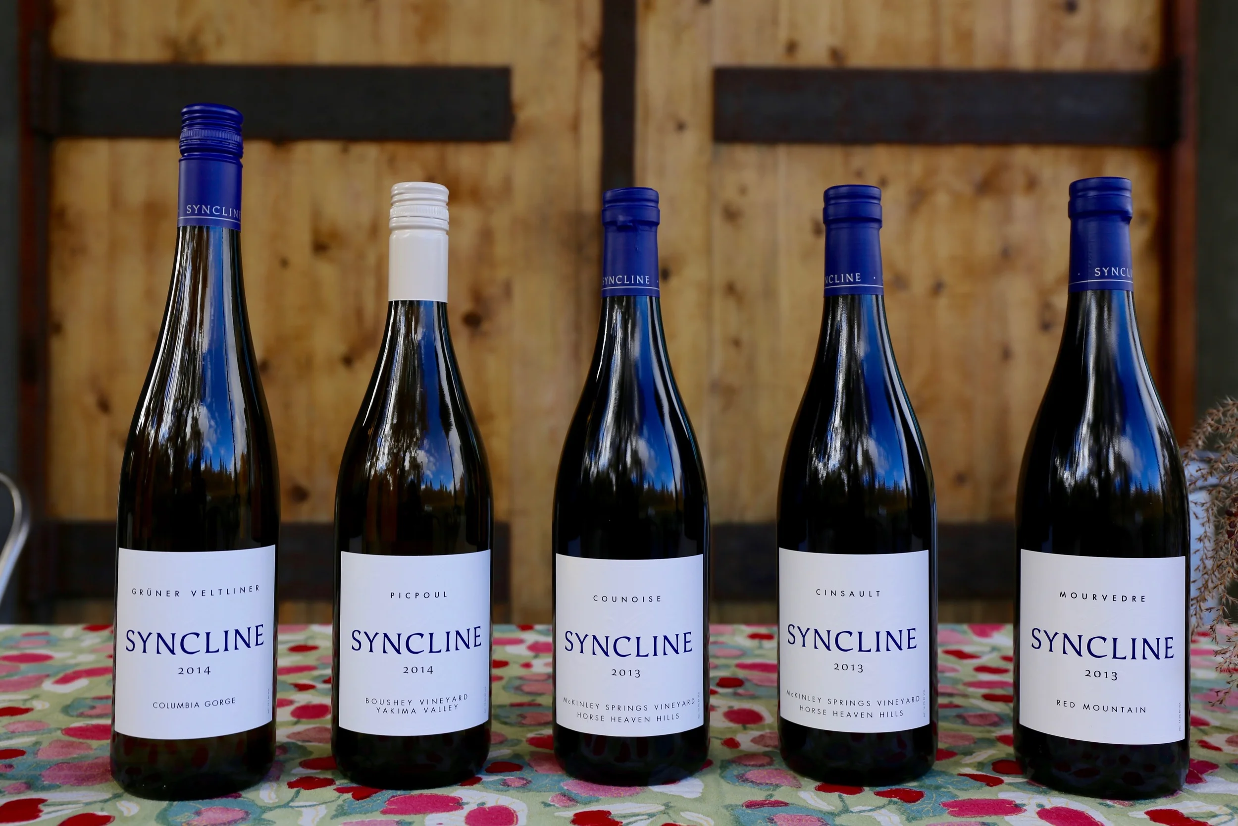 Syncline Cellars wines
