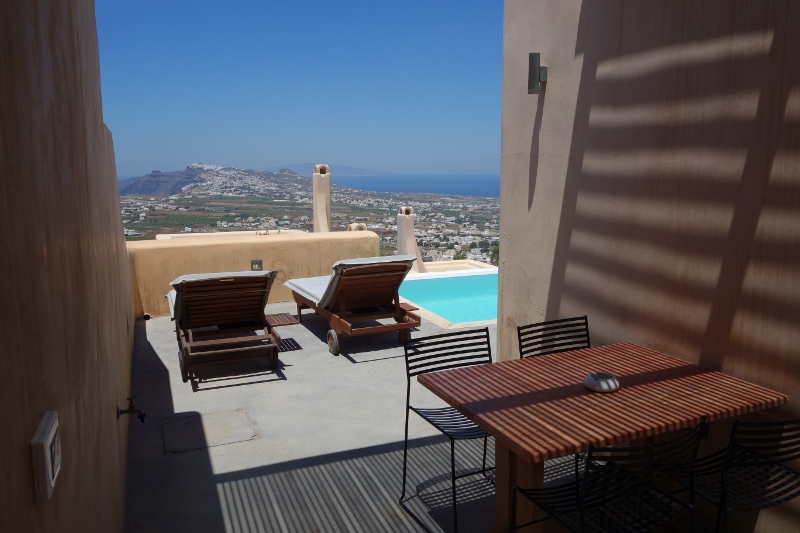 View at the Voreina Gallery Suites