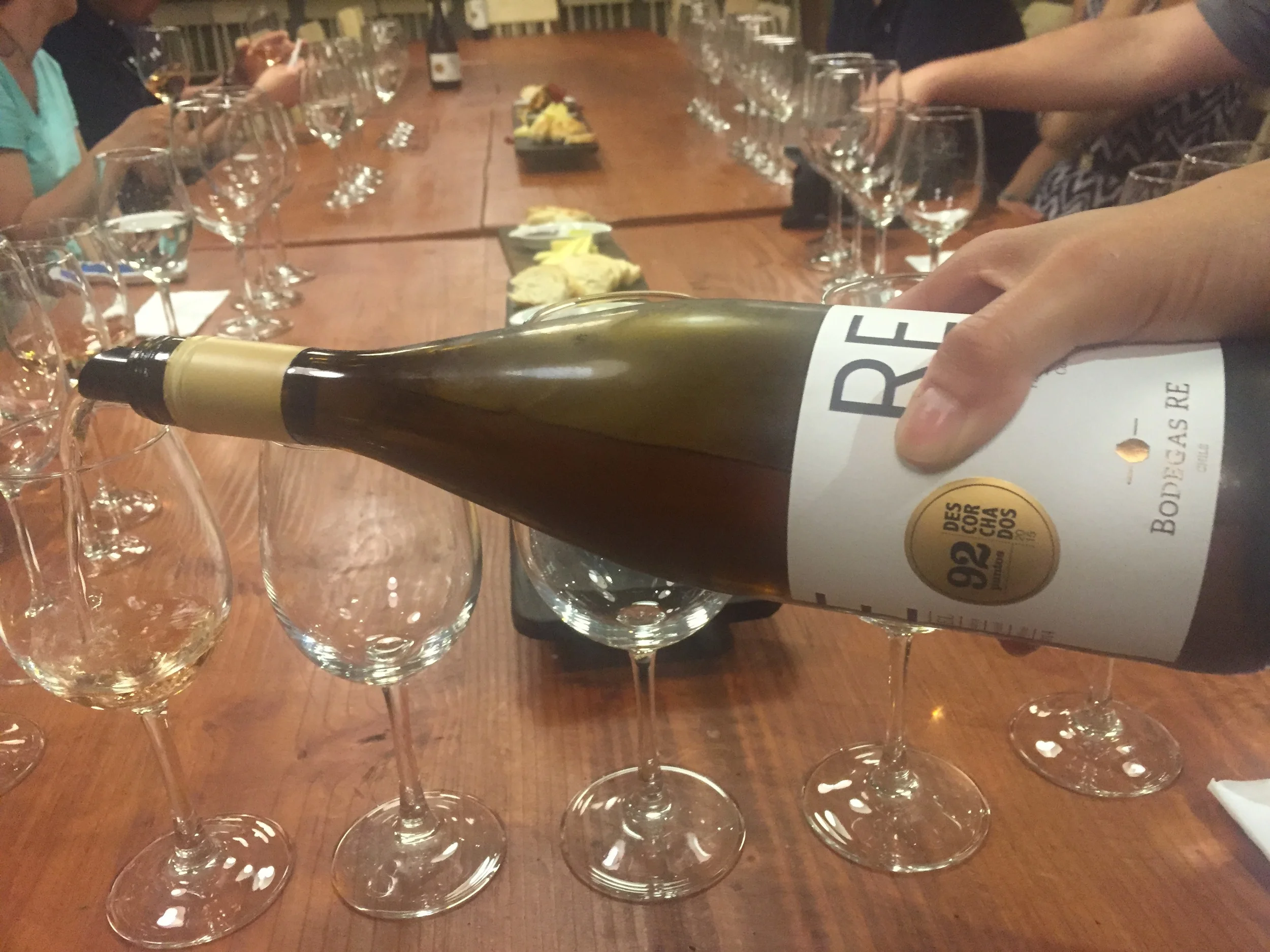 Tasting at Bodegas RE. Credit Gabe Manzo