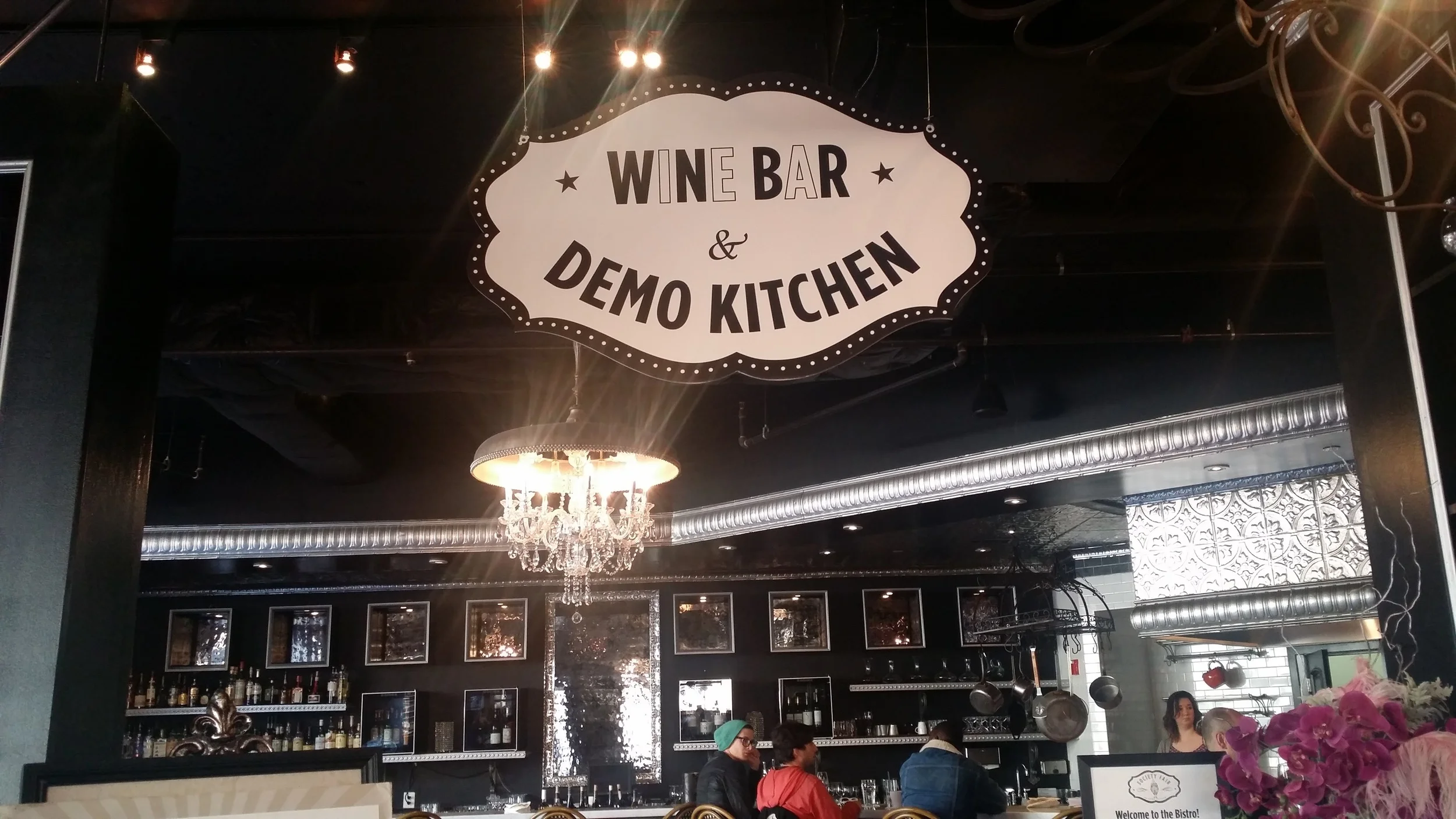 Society Fair's Wine Bar and Demo Kitchen