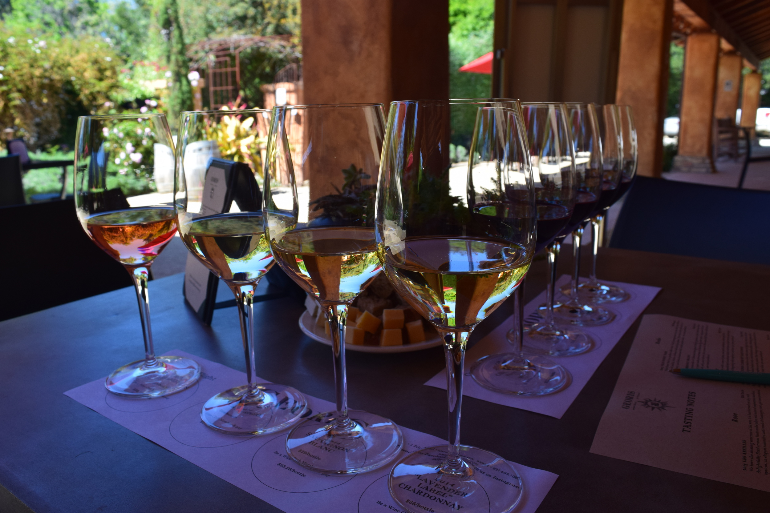Georis Tasting Flight Photo credit Gabriel Manzo