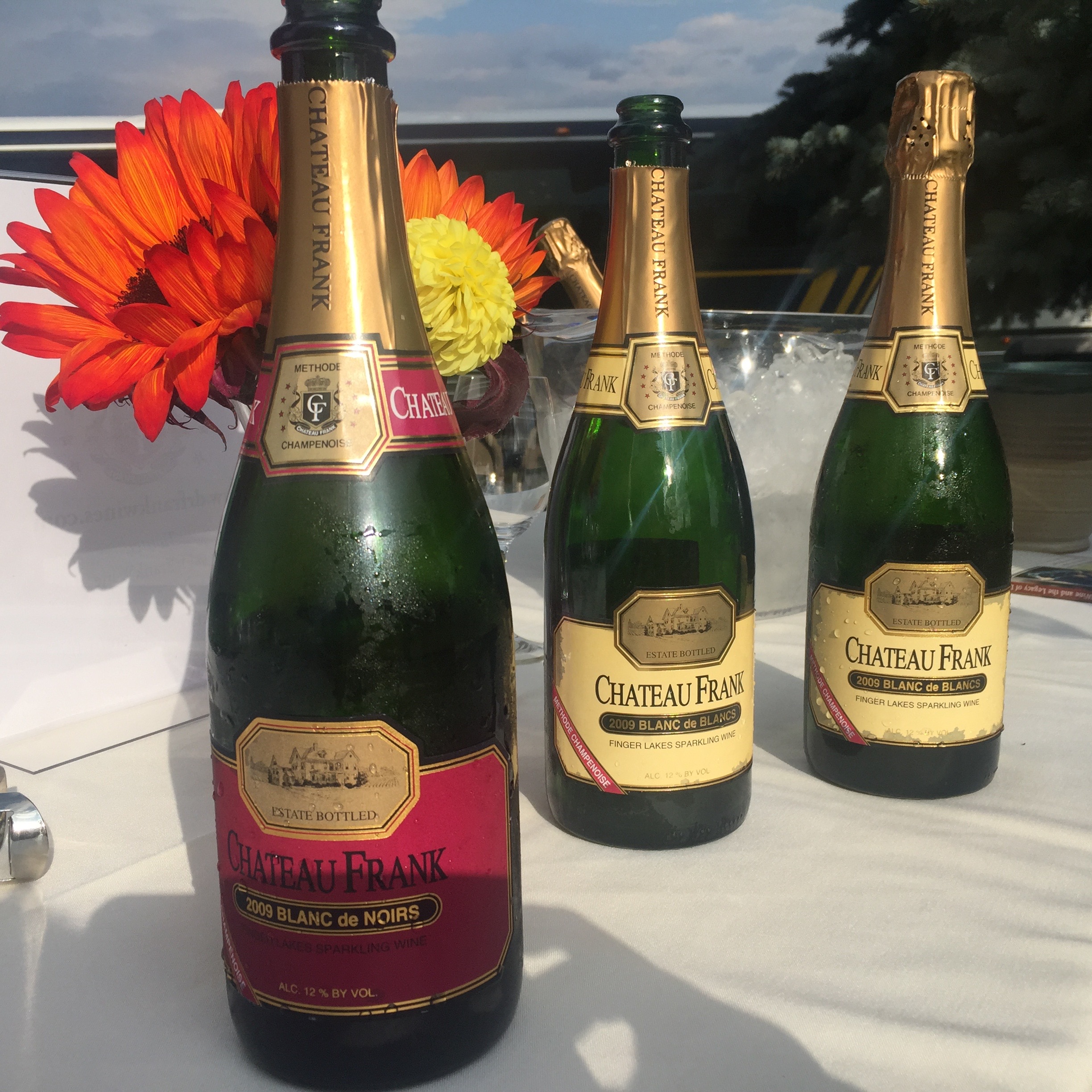 Sparkling Wine from Chateau Frank. Photo credit Gabriel Manzo