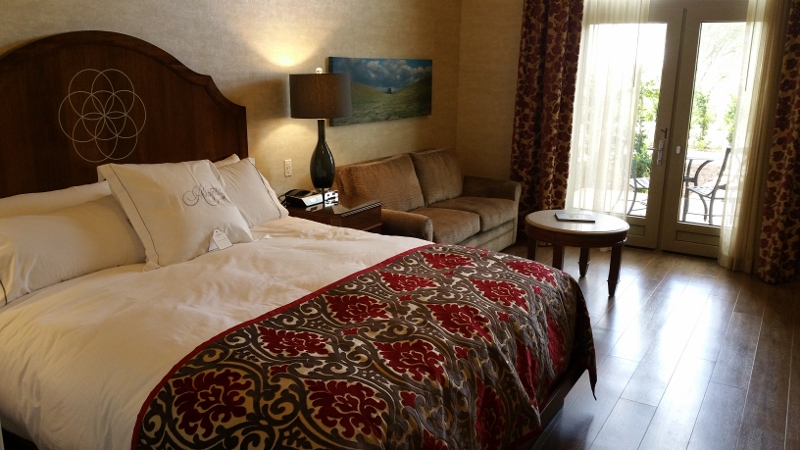Bedroom at Allegretto Vineyard Resort