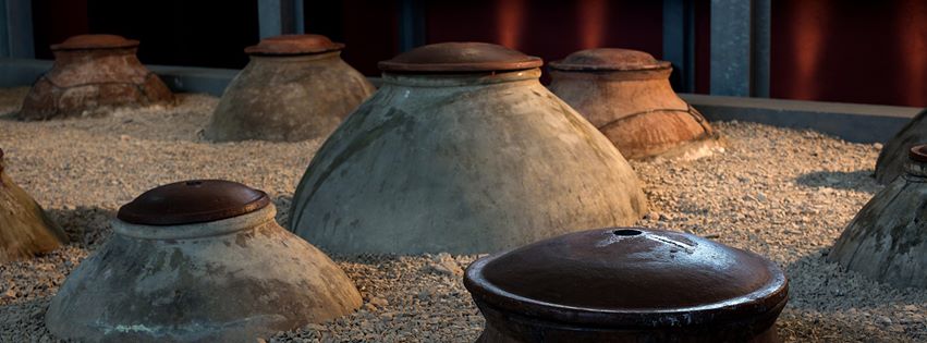 Amphorae at Zorah's winery in Armenia, Near the Areni Cave