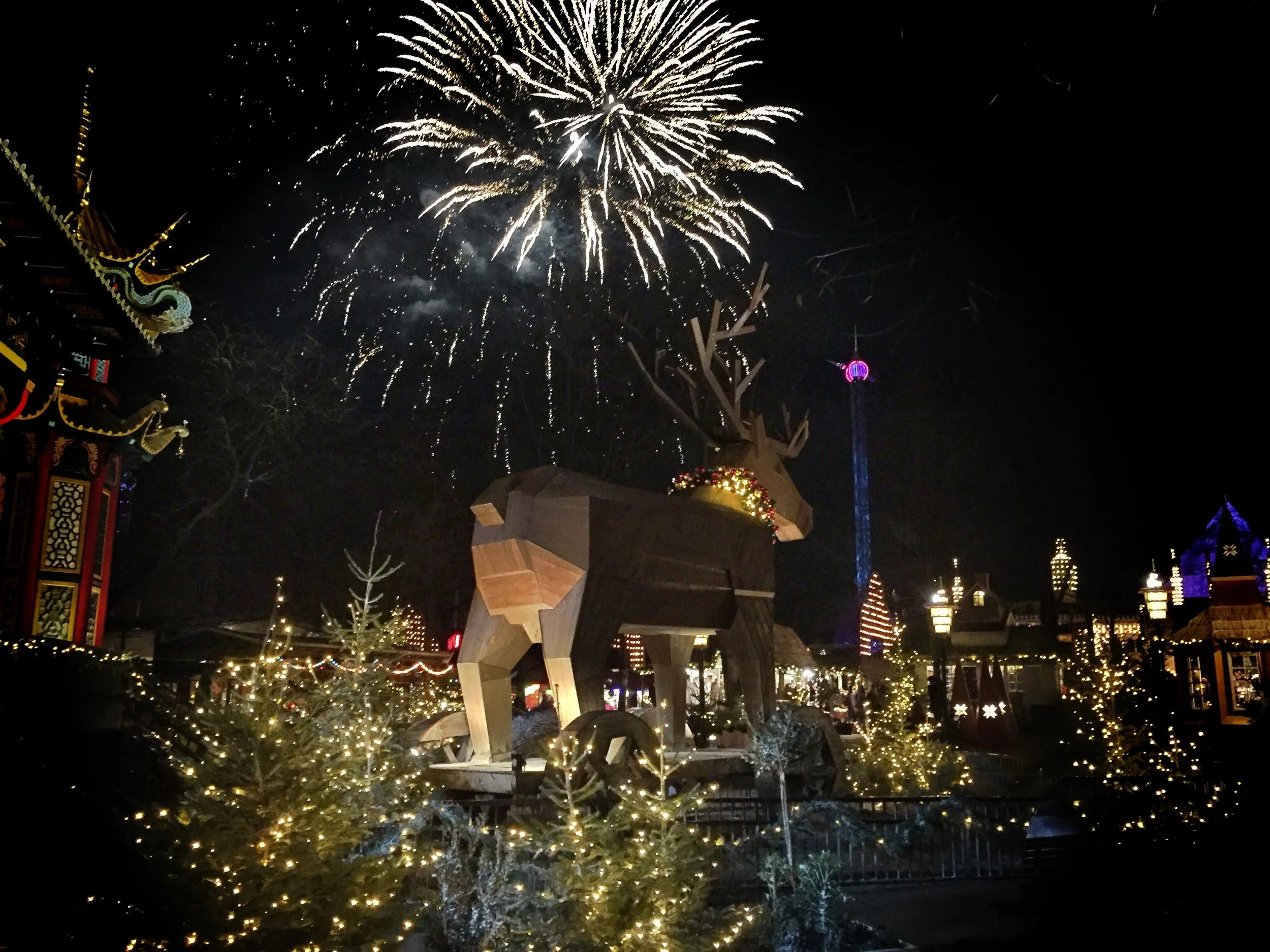 Nightly Fireworks at Tivoli