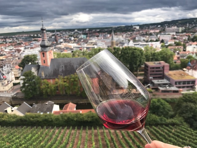 A wine tasting in Strasbourg, France.