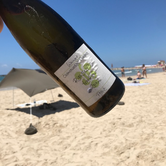 At the Beach in Tel Aviv, Israel.