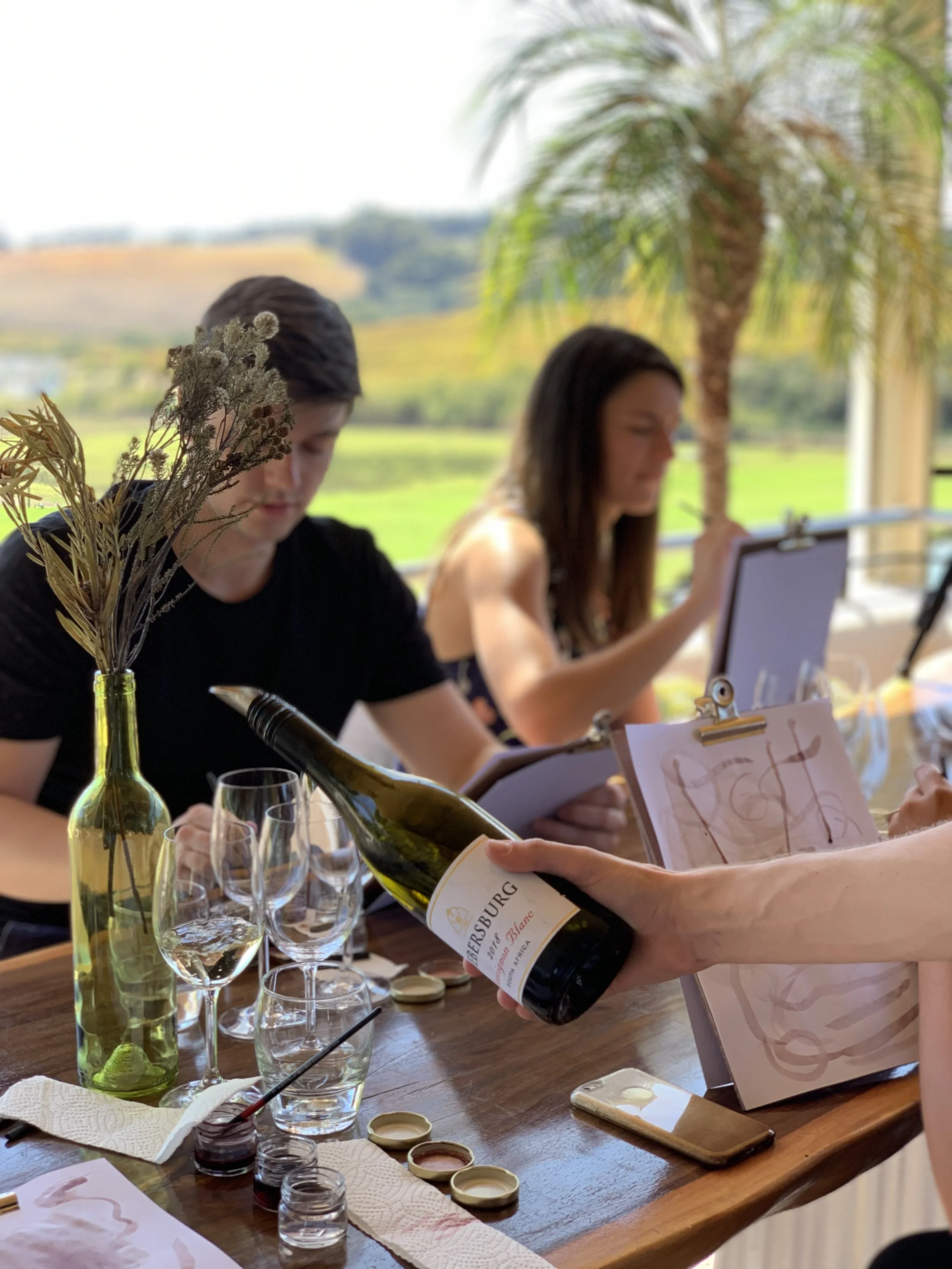 The experience includes a tasting of 3 premium Webersberg Wines