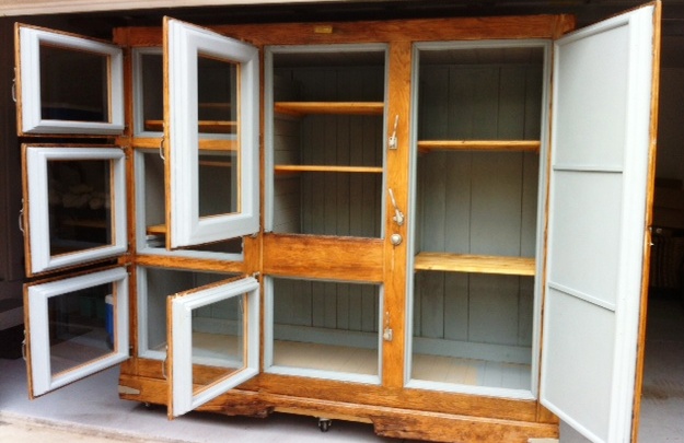 antique oak ice box for sale