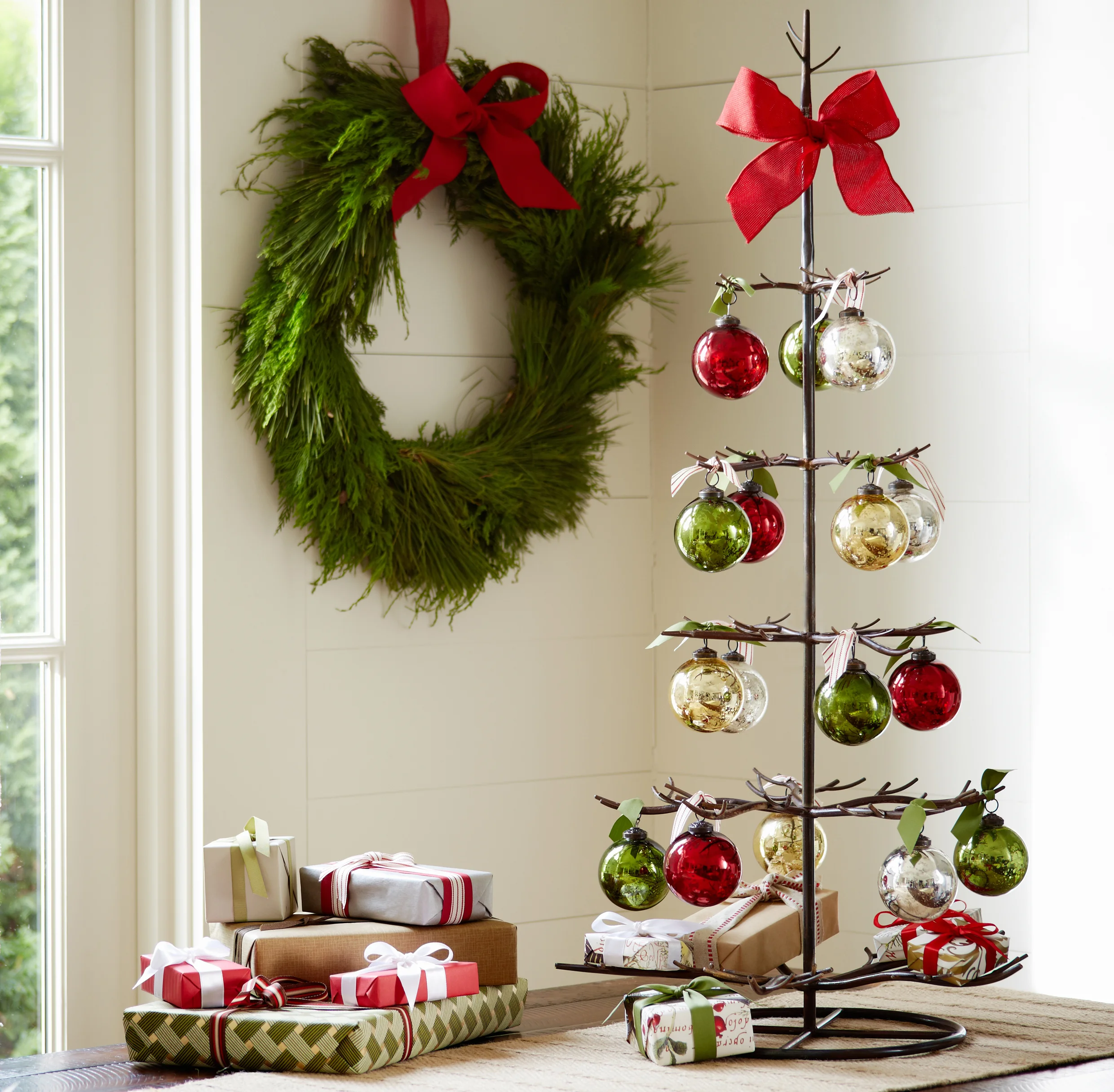 Metal ornament tree from Pottery Barn