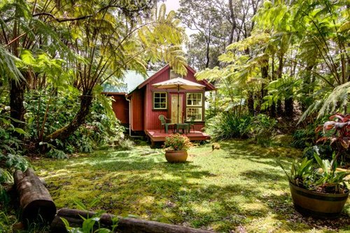 Ferny Hollow Romantic Rainforest Cottage In Volcano Village