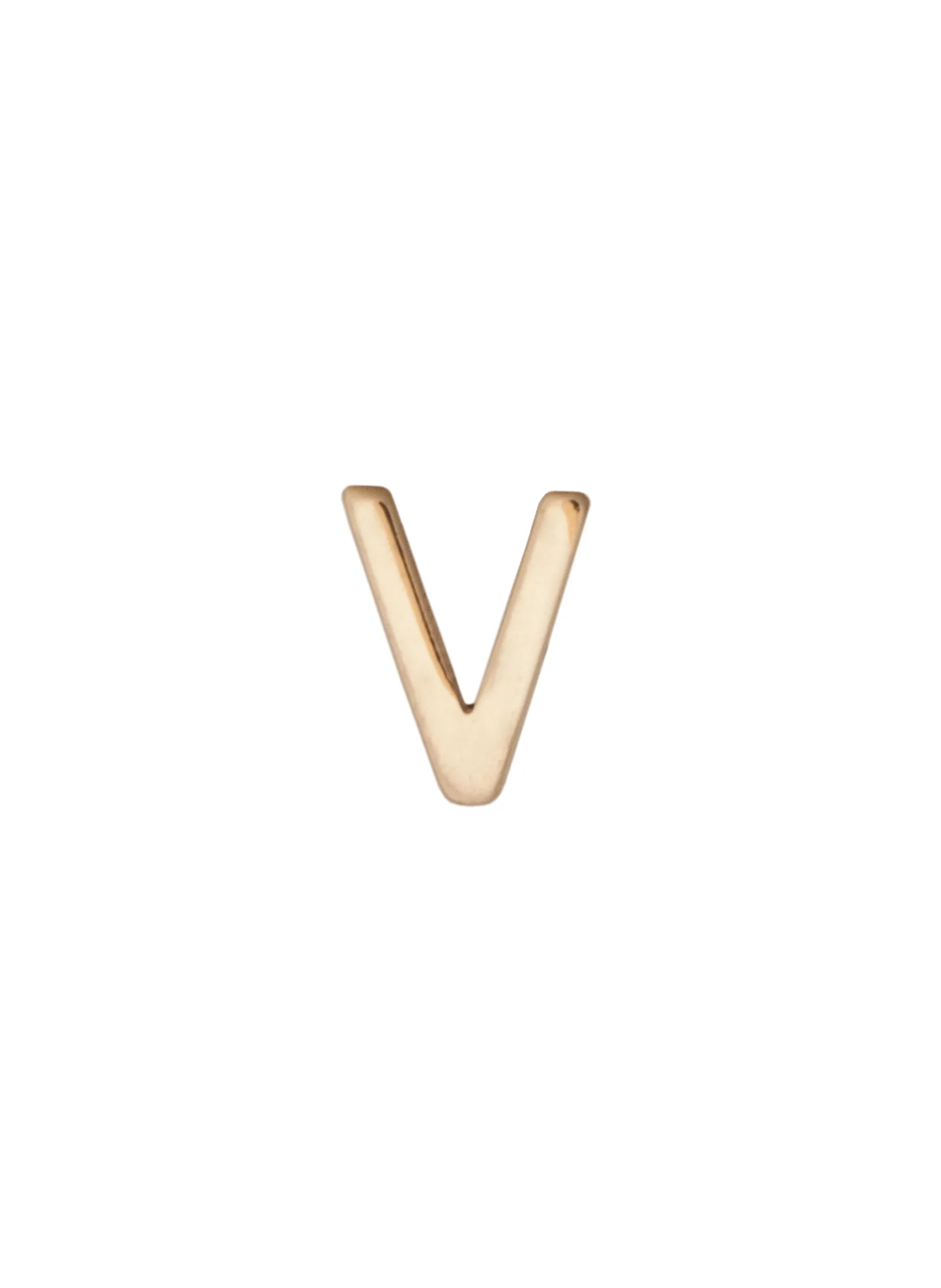 Gold Letter V