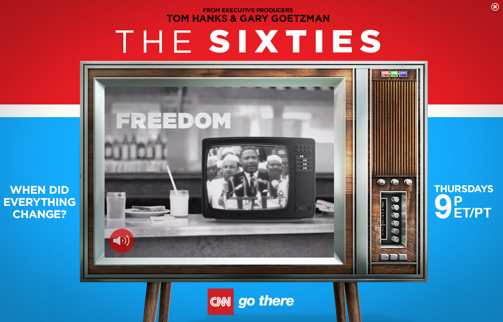 CNN - The 60s - Atlantic Billboard Concept