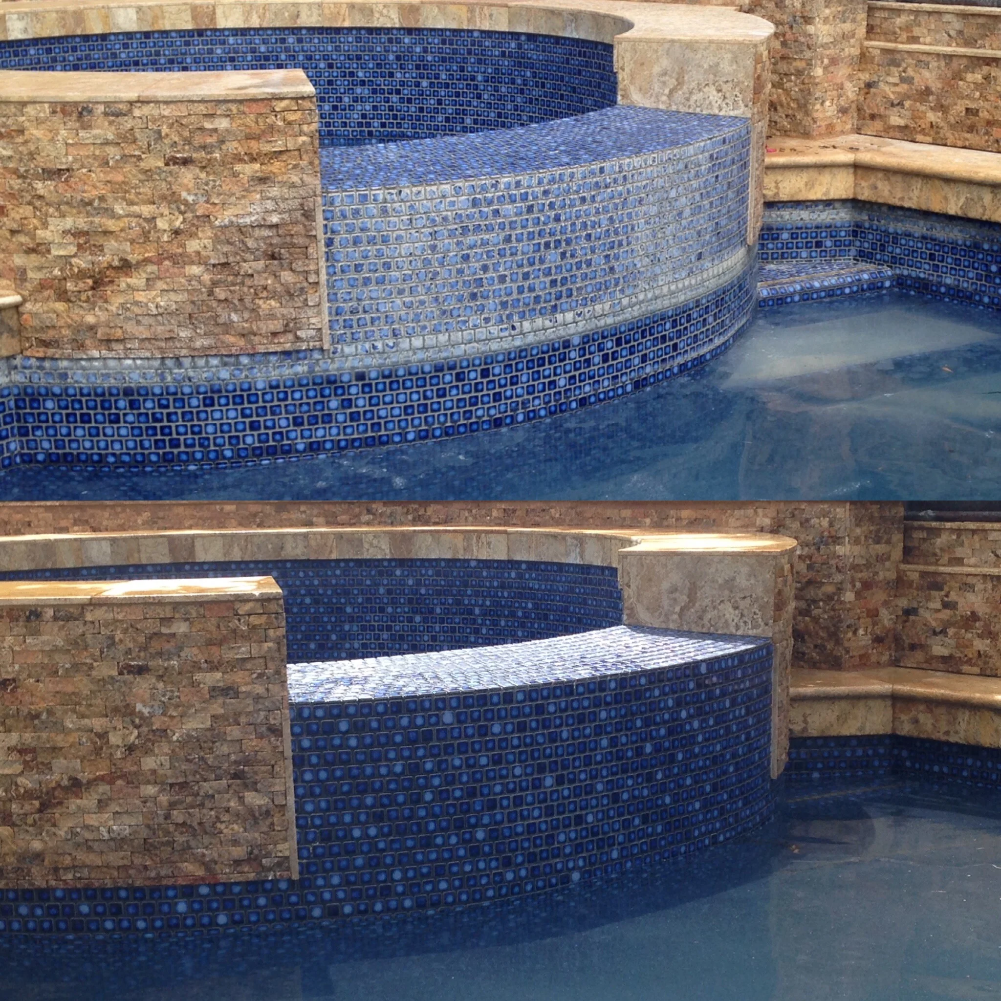 pool tile restoration in wailea kialoa