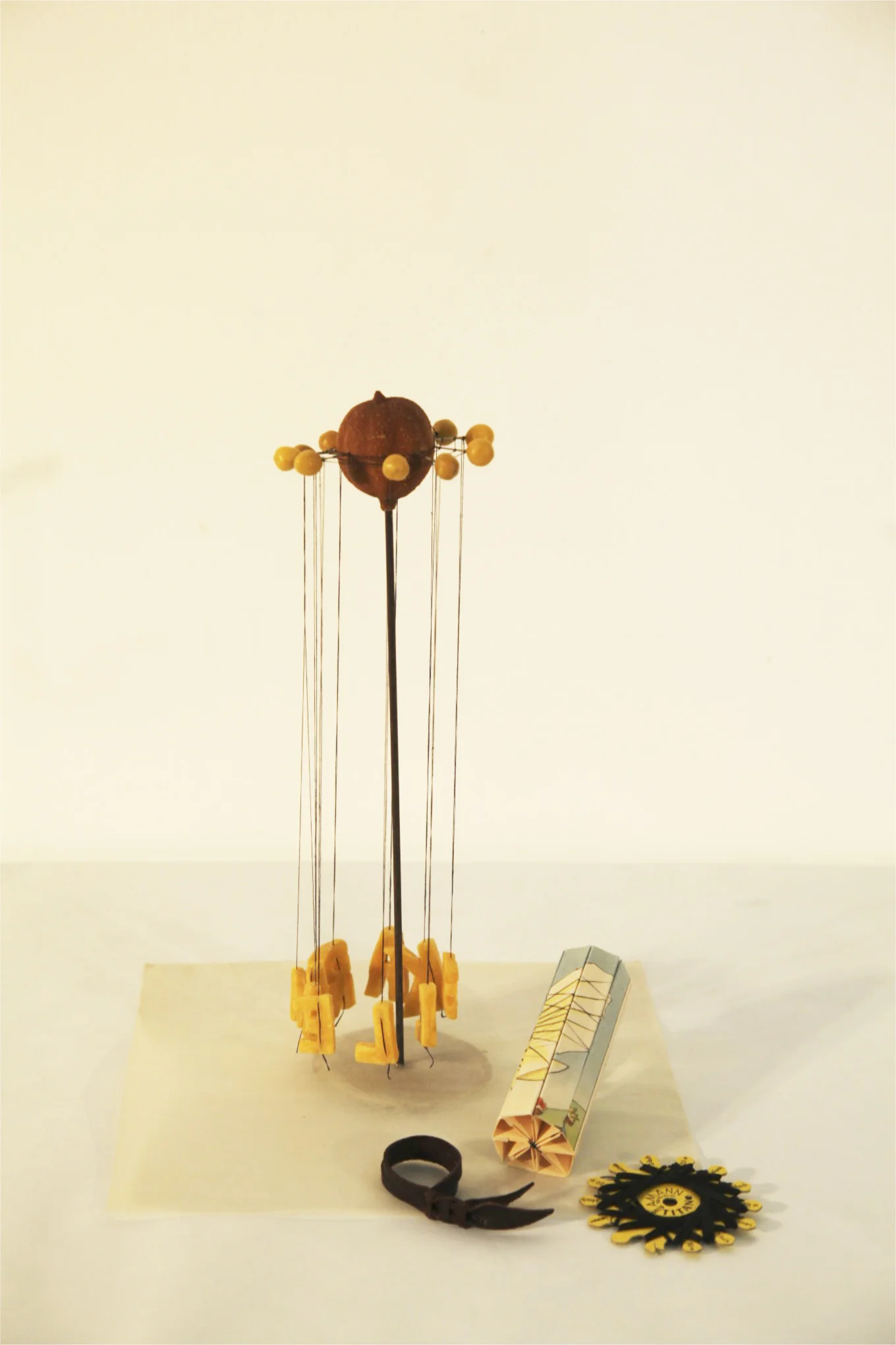 Dried Meyer Lemon (RH) and Milk Karamel Ad with Titan Black Thread (UW), 2012