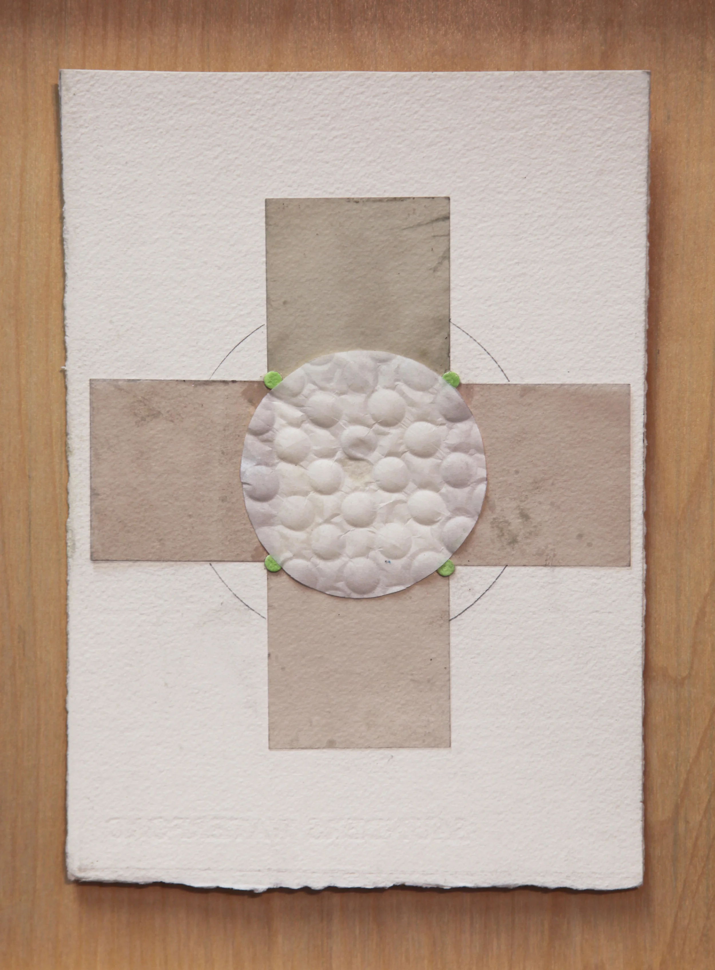 Green and White Drawing #2, 2016