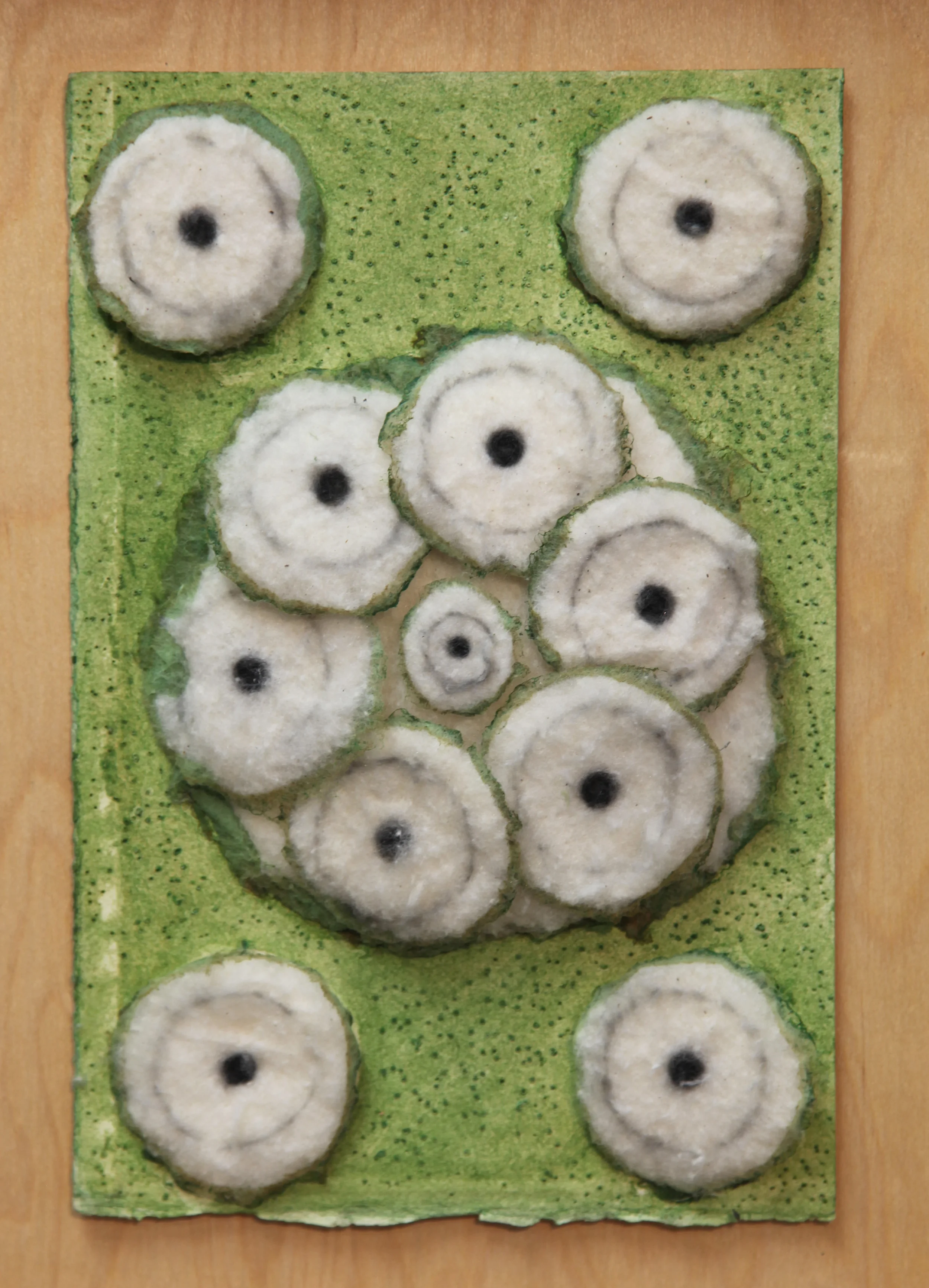 Green and White Drawing #6, 2016