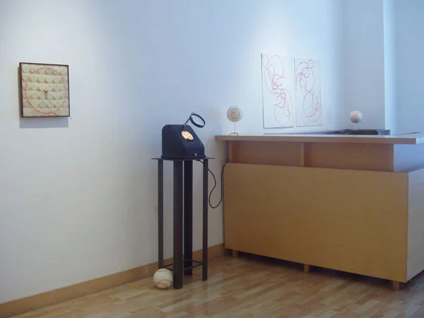 Drawing the Line (installation view)