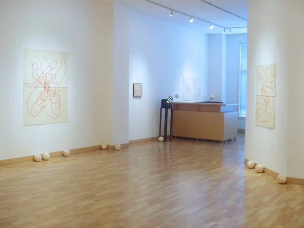 Drawing the Line (installation view)