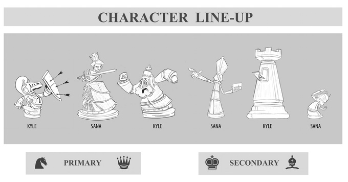 PreProduction Art: Character Line Up