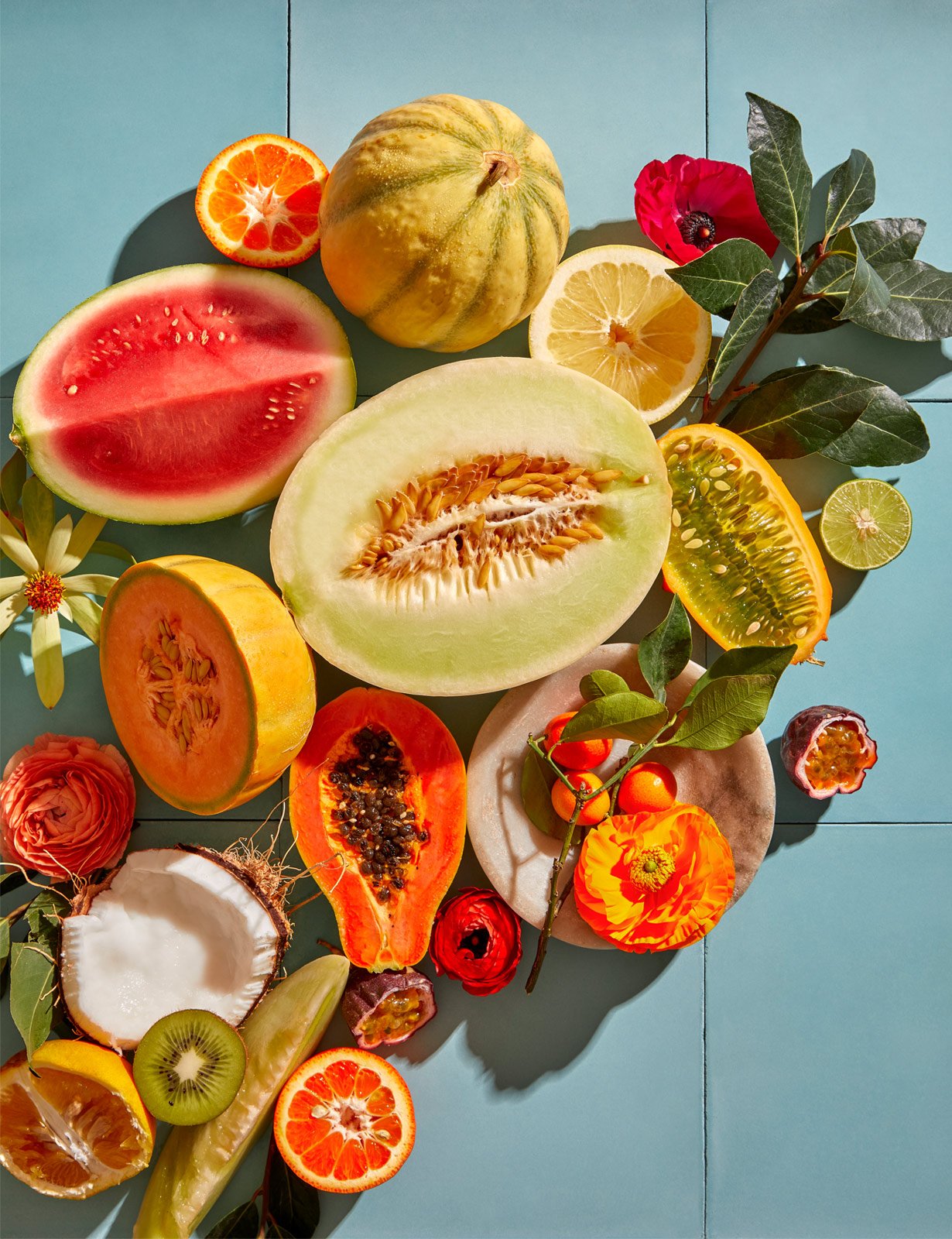 FRUITY FLATLAY