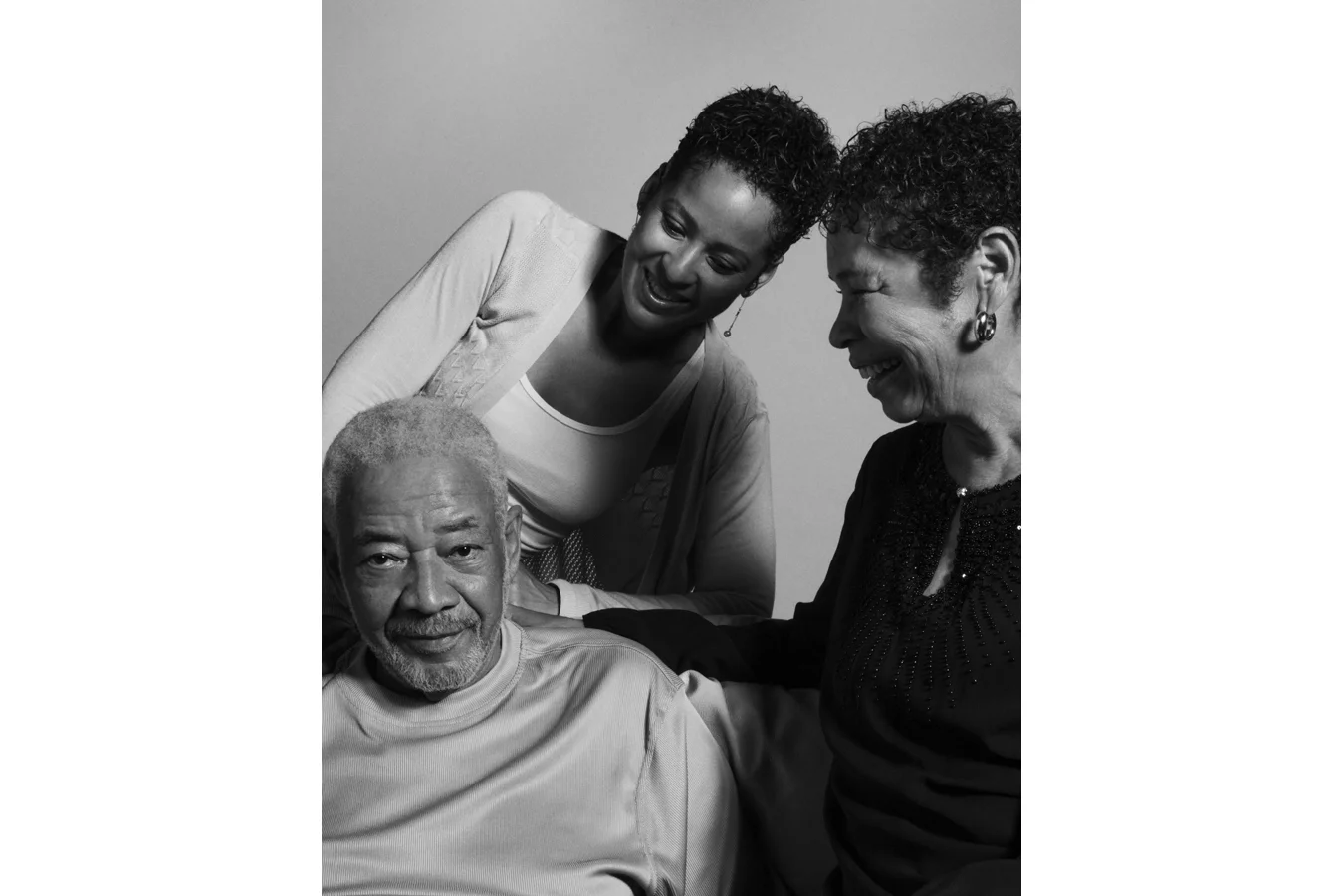 Corrie, Martha and Bill Withers