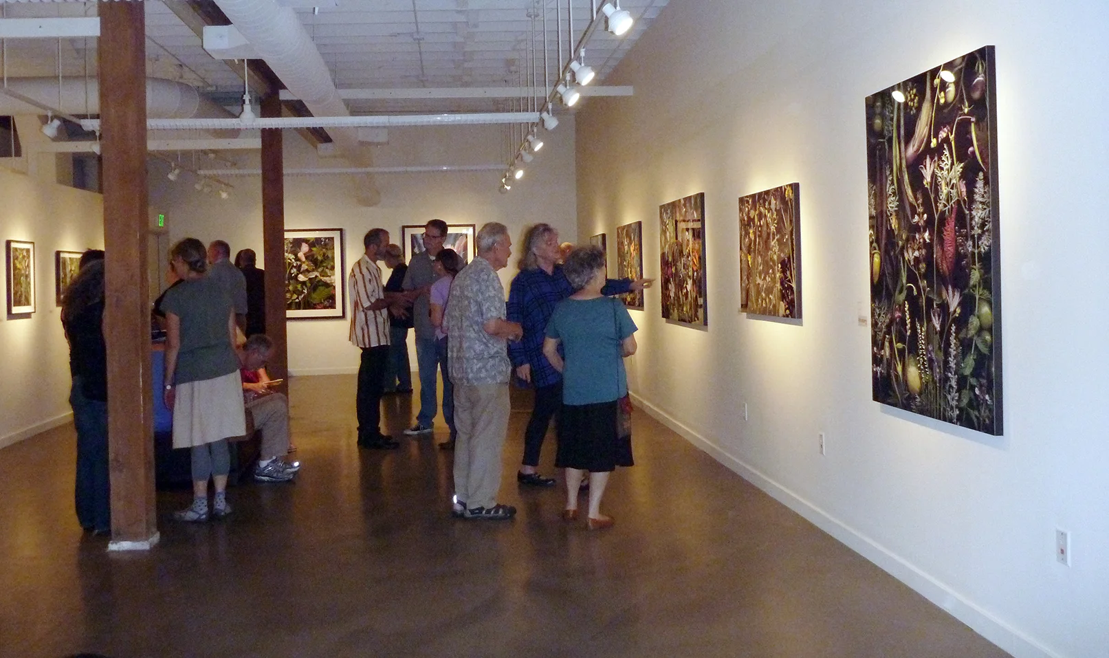 At the artist talk September 12.