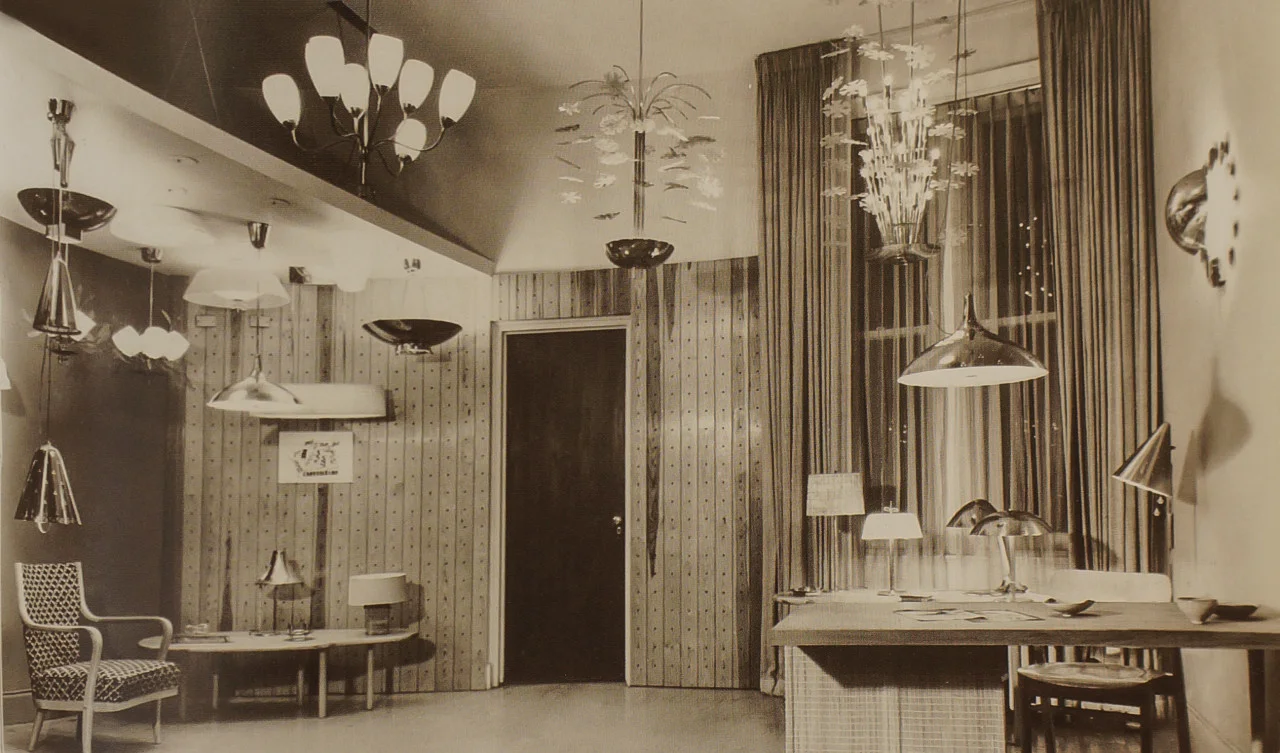 Finland House Showroom, New York, NY, c.1948. Interior architect Aarne Ervi.