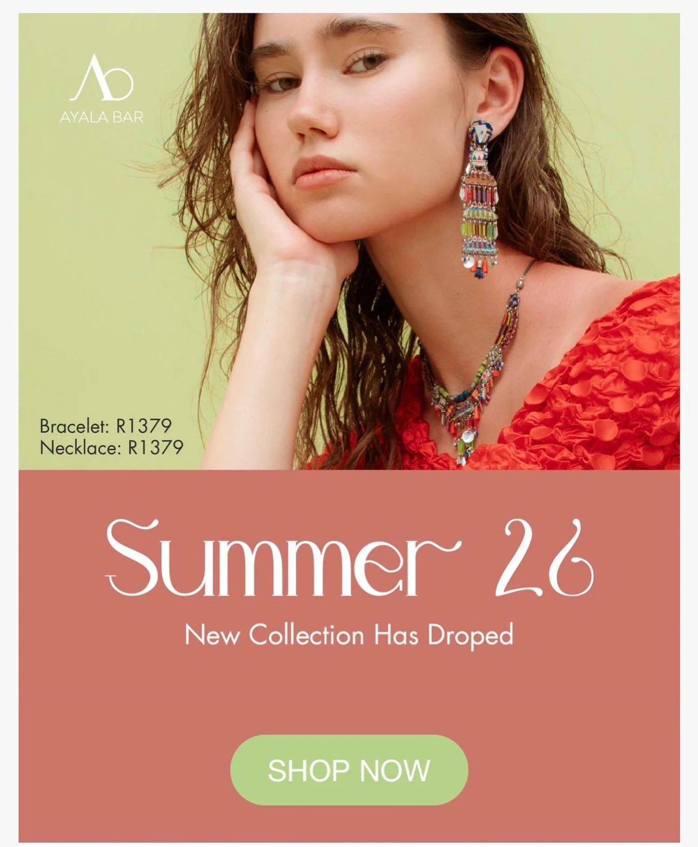 Artist Spotlight: Ayala Bar ✨

Ayala Bar&rsquo;s Summer 26 collection has officially landed, and it&rsquo;s everything her collectors wait for. Thoughtful color stories, intricate details, and that unmistakable Ayala Bar signature that turns jewelry 