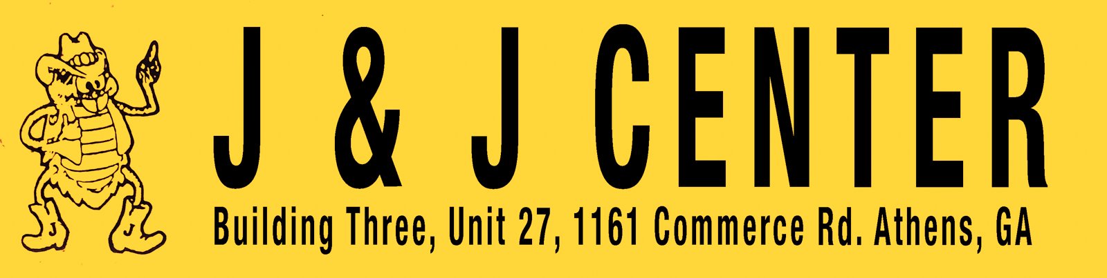   J &amp; J Center  Vinyl Sticker, 12” x 3” Endless Edition 