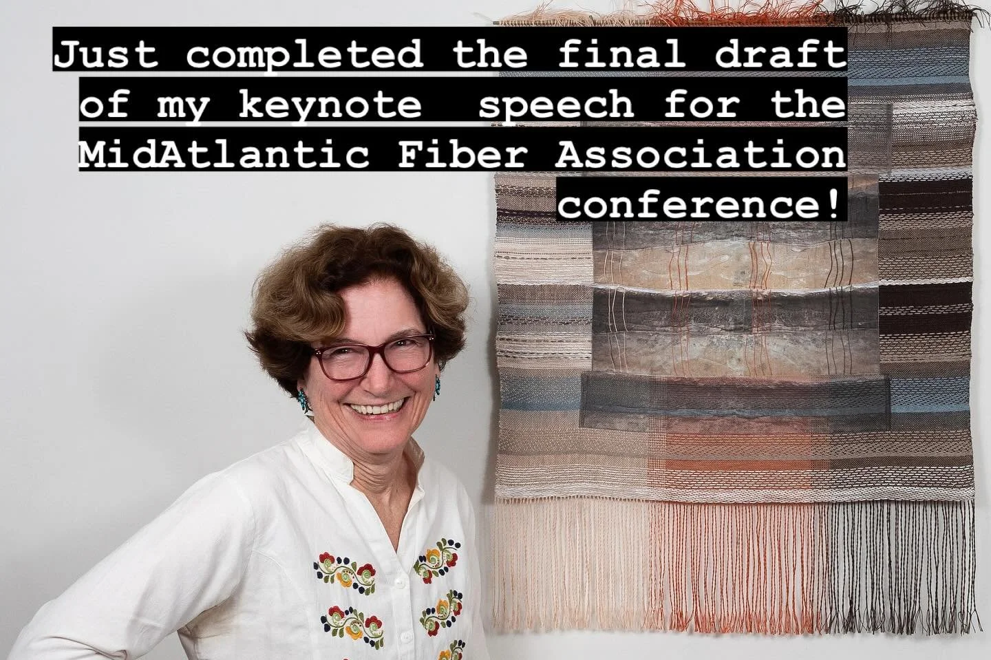 Thinking Through Touch: Tactile Sensibility in a Digital Age is the topic. I&rsquo;ve asked several wonderful artists to share their thoughts with me. Suzi Ballenger, Carrie Burckle, Geri Forkner, Fritz Horstman, Denise Kovnat, Ahree Lee, Christy Mat