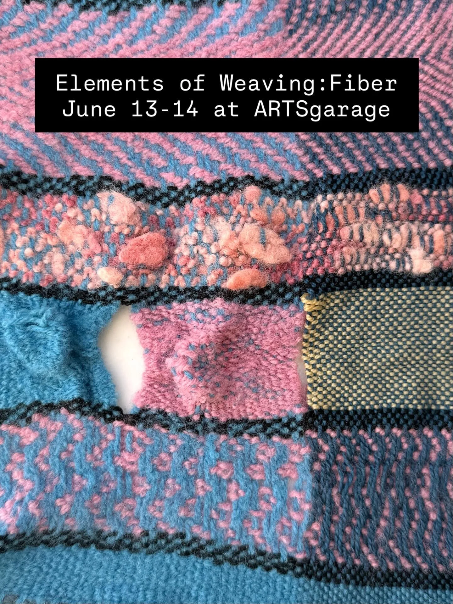 Details of Boro cloth &ldquo;ARTSgarage style&rdquo; by Kouros Falati and Alexis Zoto, from last year&rsquo;s workshop. Come explore the exciting world of fiber in this year&rsquo;s session June 13-14. Only TWO PLACES left. Link to artsgaragela in bi
