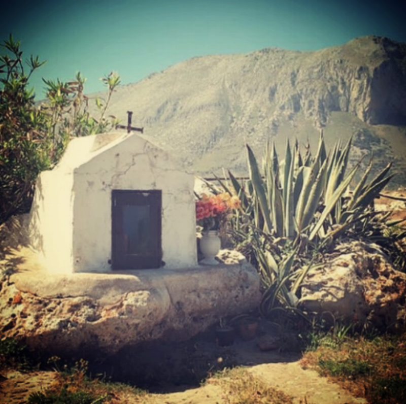 Photo taken of a random shrine in San Vito Lo Capo, Sicilia, IT.