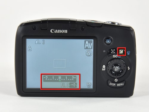 Modifying the exposure compensation.