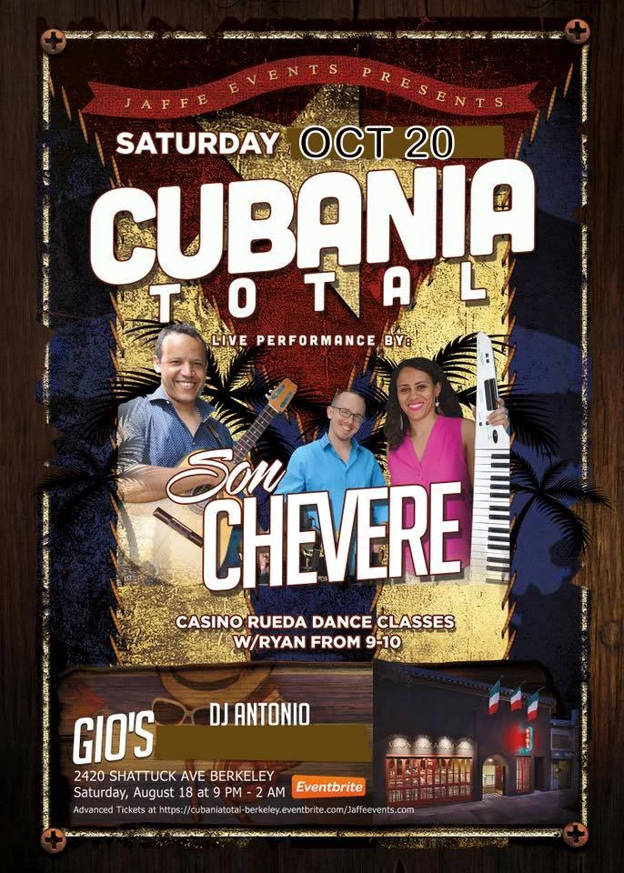 Son Chévere + Dance Lesson in Berkeley - Cubanía Total #3