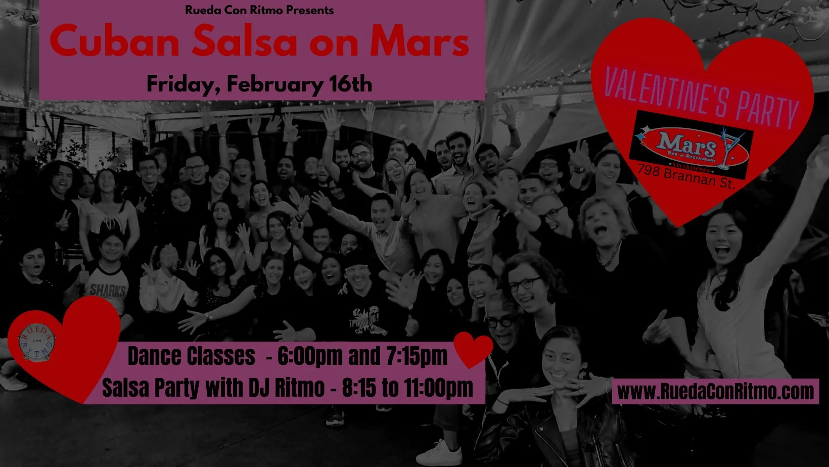 Valentine's Cuban Salsa on MARS