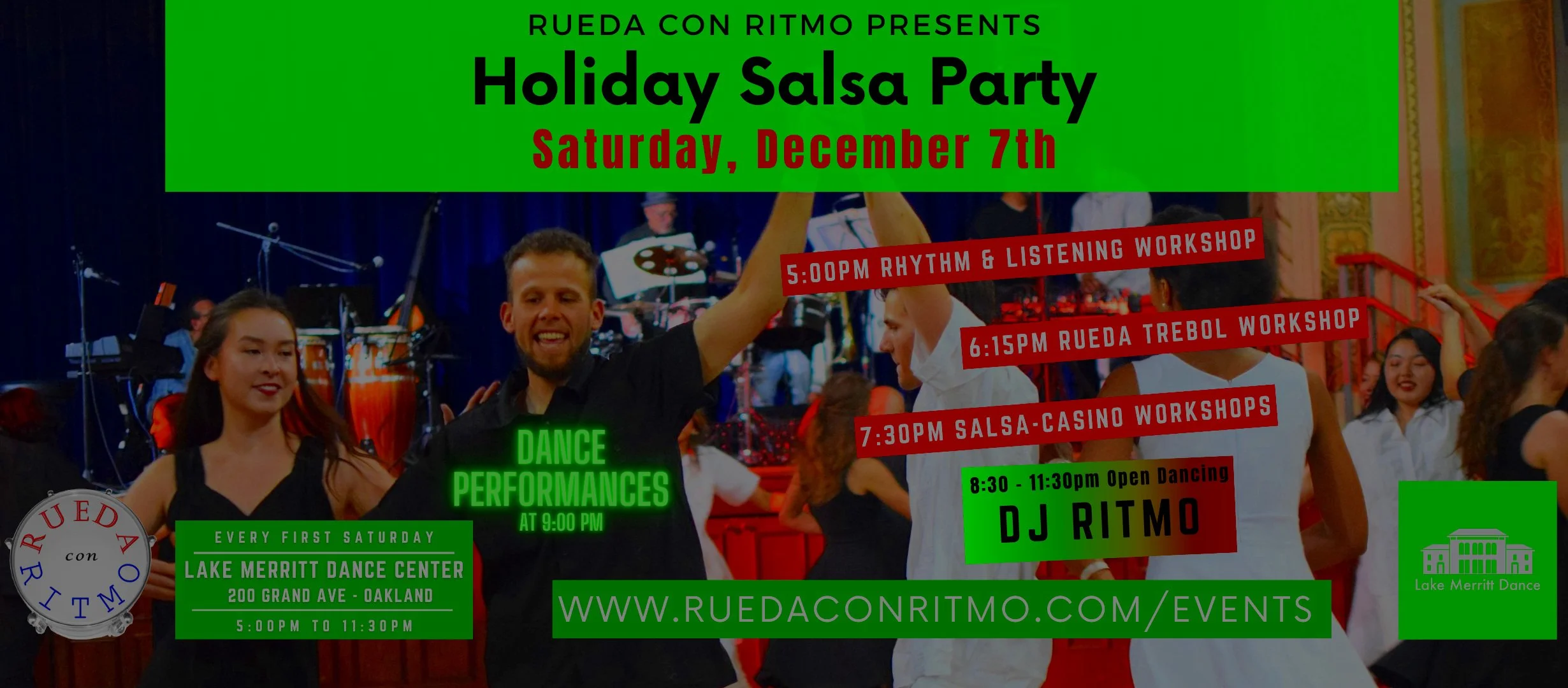 Holiday Salsa Party + Performances